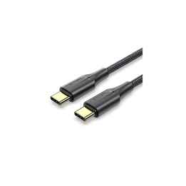 Vention Cable USB 2.0 Tipo-C 3A TAUBF/ USB Tipo-C Macho - USB Tipo-C Macho/ 1m/ Negro