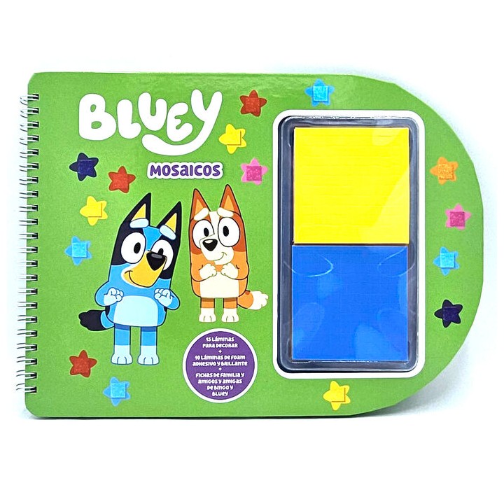 Libreta Mosaicos Bluey