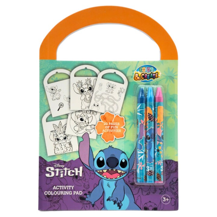 Set actividades y colorear Stitch Disney surtido