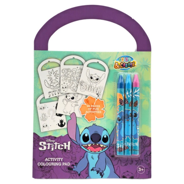 Set actividades y colorear Stitch Disney surtido