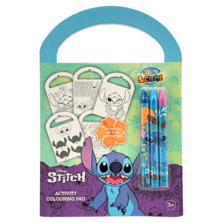 Set actividades y colorear Stitch Disney surtido
