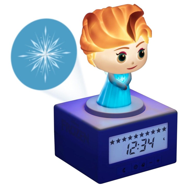 Reloj despertador entrenamiento sueño Elsa Frozen
