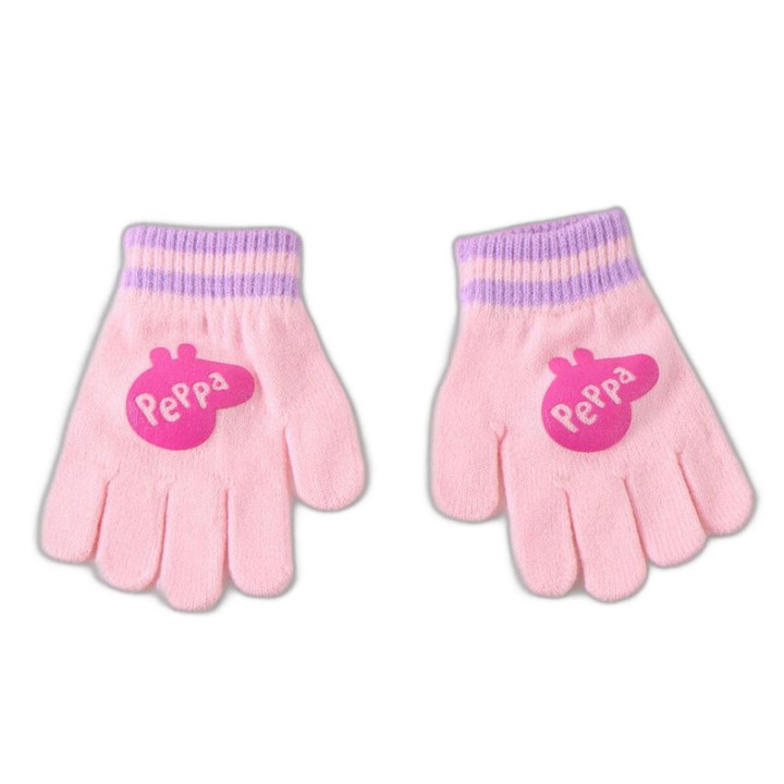 Conjunto gorro guantes bufanda Peppa Pig