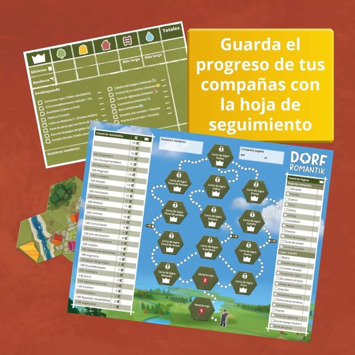 Juego mesa Dorfromantik español