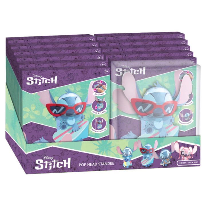 Figura 3D Stitch Disney 20cm surtido