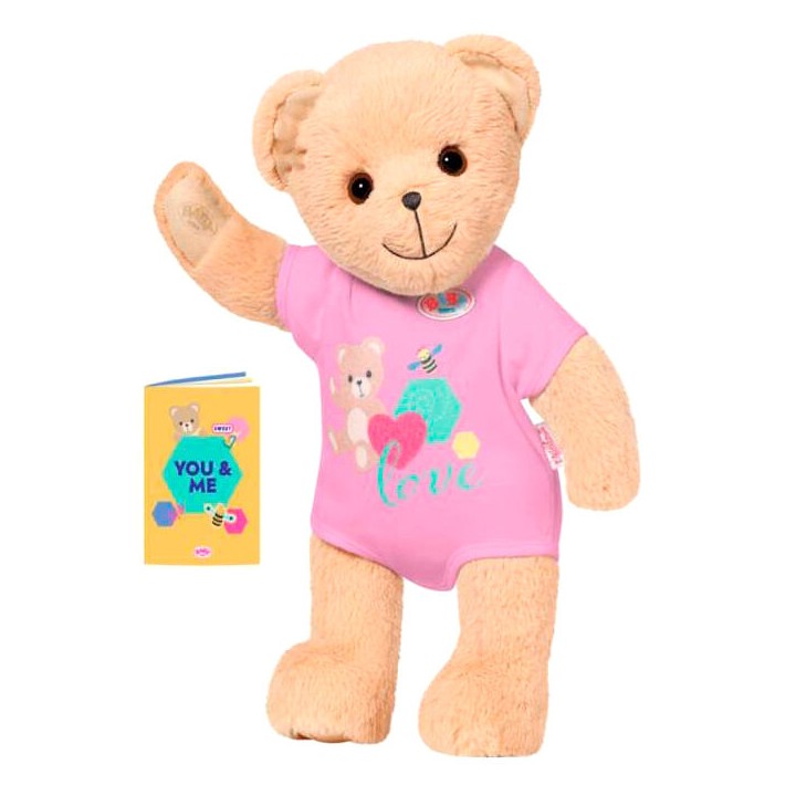 Muñeco peluche Osito Rosa Baby Born 36cm