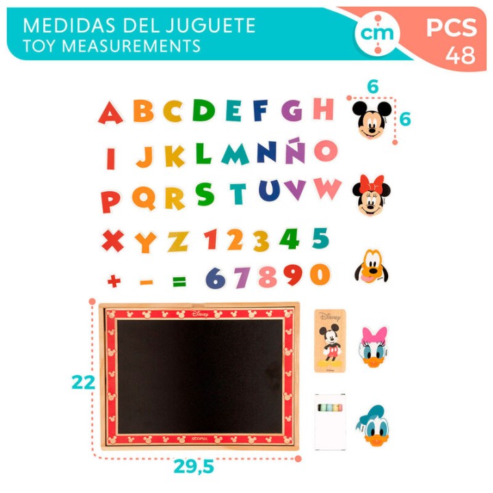 Pizarra magnetica madera Disney