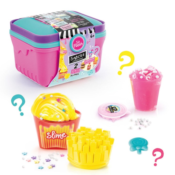 Cesta comida rapida Slime Diy surtido