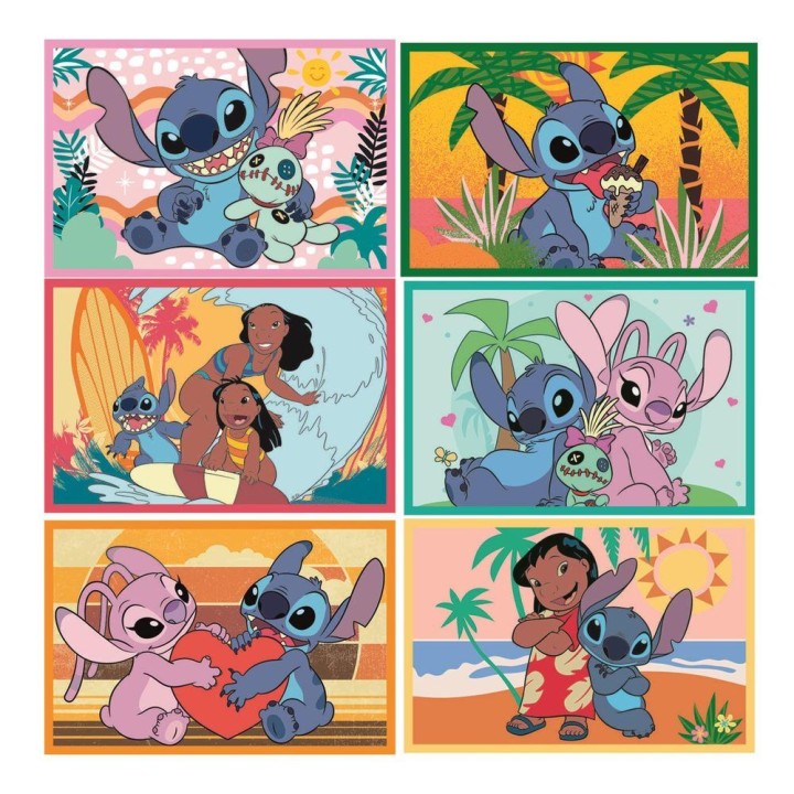 Puzzle cubo Stitch Disney 6pzs