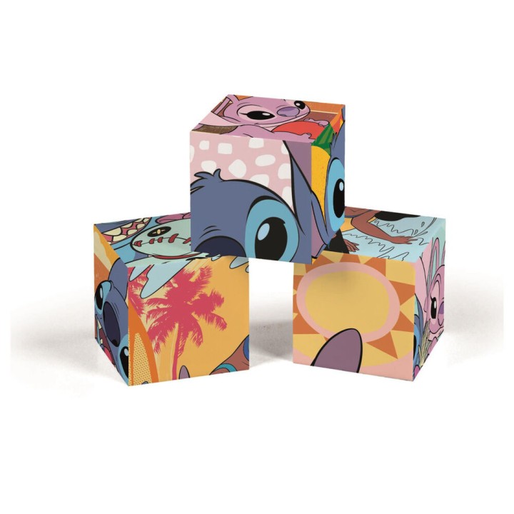 Puzzle cubo Stitch Disney 6pzs