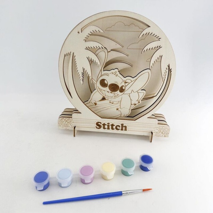 Figura coloreable Stitch Disney