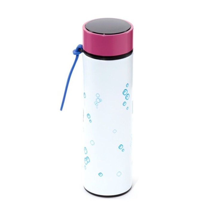 Botella acero inoxidable termo Ajolote Minecraft termometro 450ml