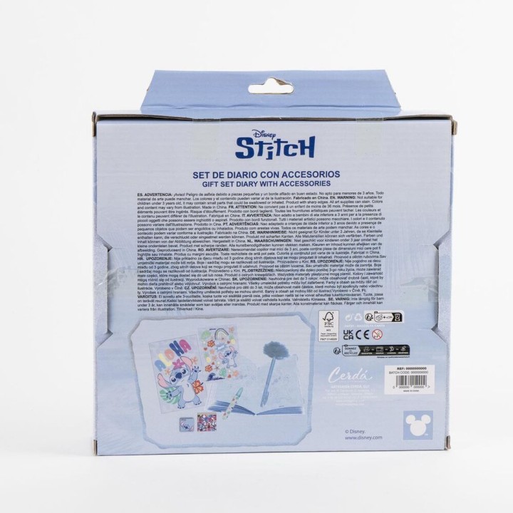 Blister Diario Stitch Disney