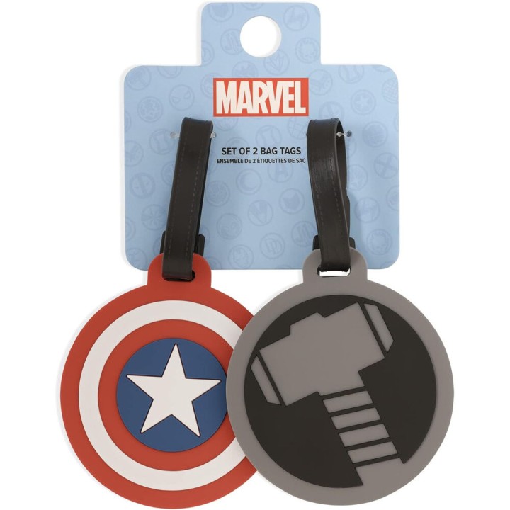 Set 2 Etiquetas de Equipaje Los Vengadores Avengers Marvel