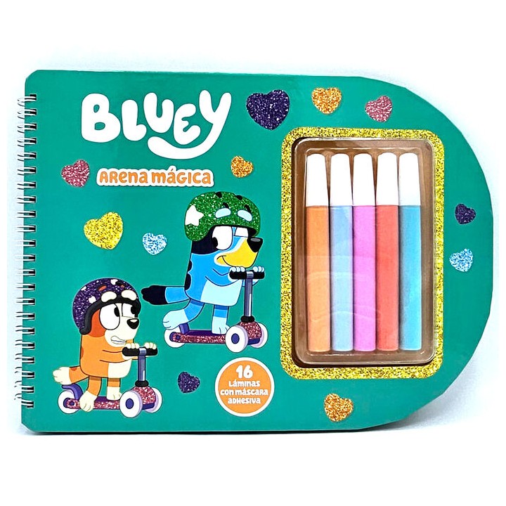 Libreta Arena Magica Bluey