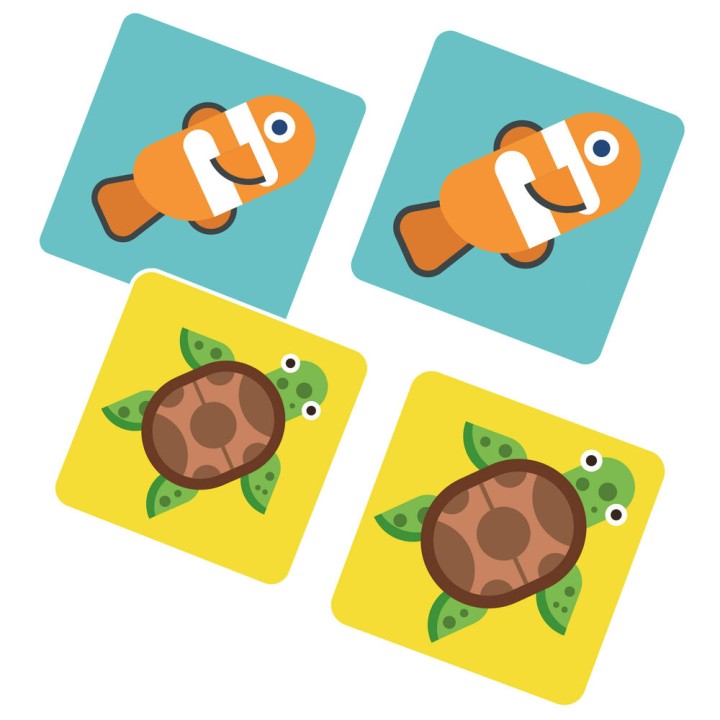 Juego Memory Animales Dinosaurios surtido