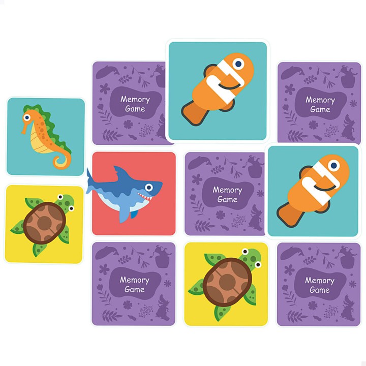 Juego Memory Animales Dinosaurios surtido