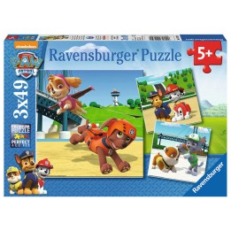 Puzzles Patrulla Canina Paw Patrol 3x49pz