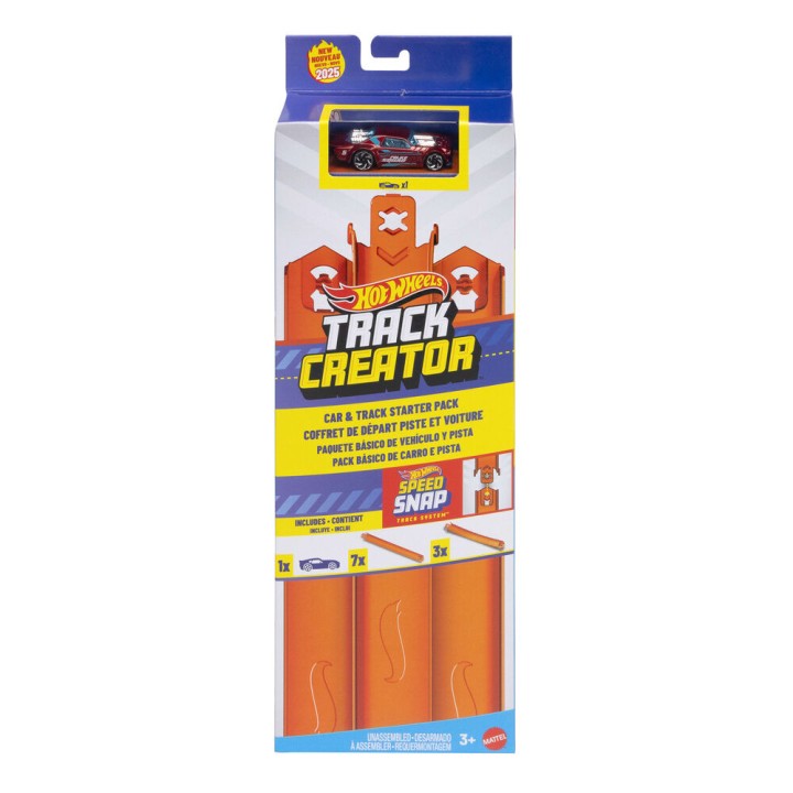 Set Basico Track Builder + Coche Hot Wheels