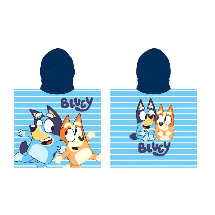 Poncho toalla Bluey microfibra