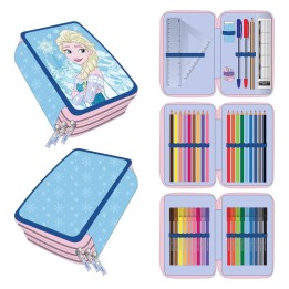 Plumier Elsa Frozen Disney triple