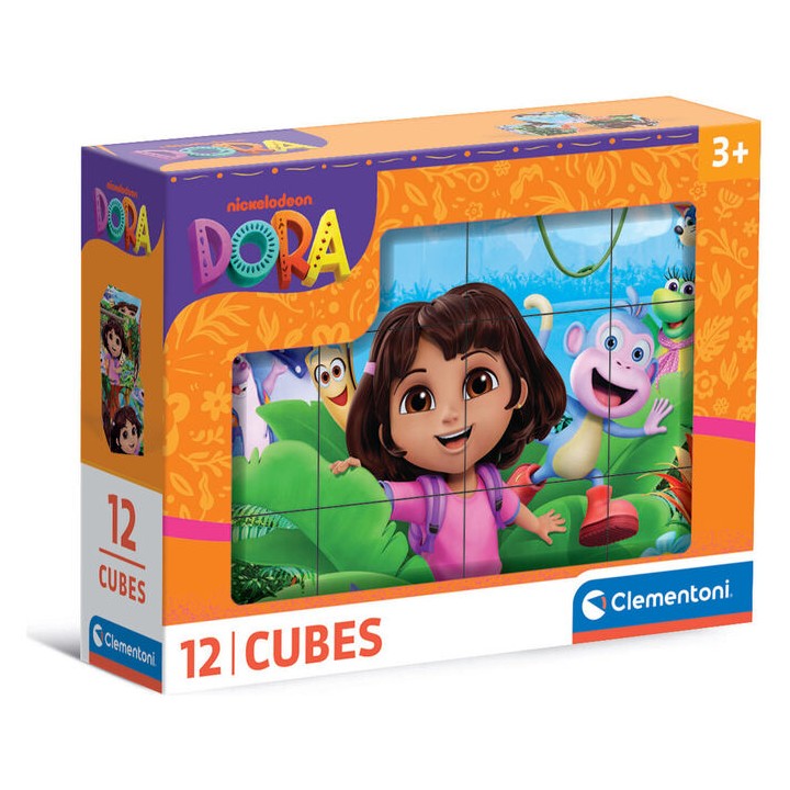 Puzzle cubo Dora la Exploradora 12pzs