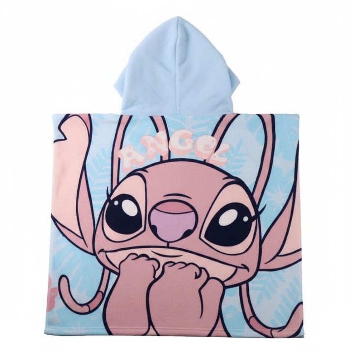 Poncho toalla Stitch Disney microfibra