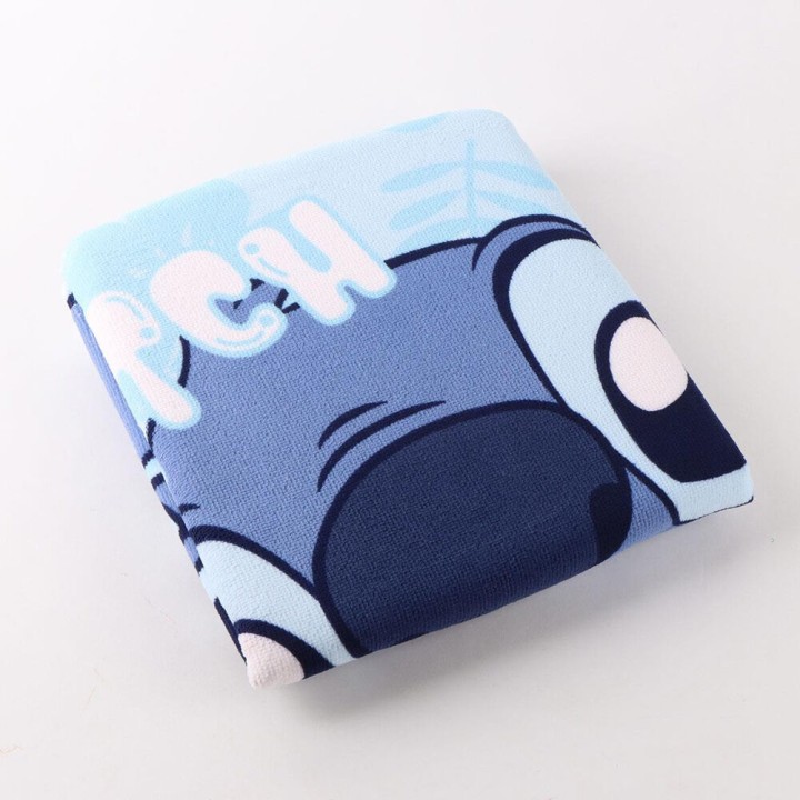 Poncho toalla Stitch Disney microfibra