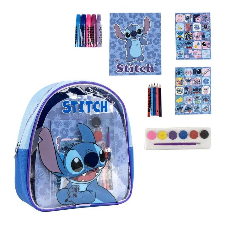 Set papeleria mochila Stitch Disney