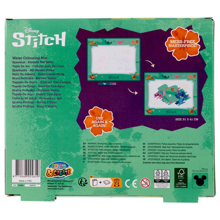 Set magico pinta con agua Stitch Disney