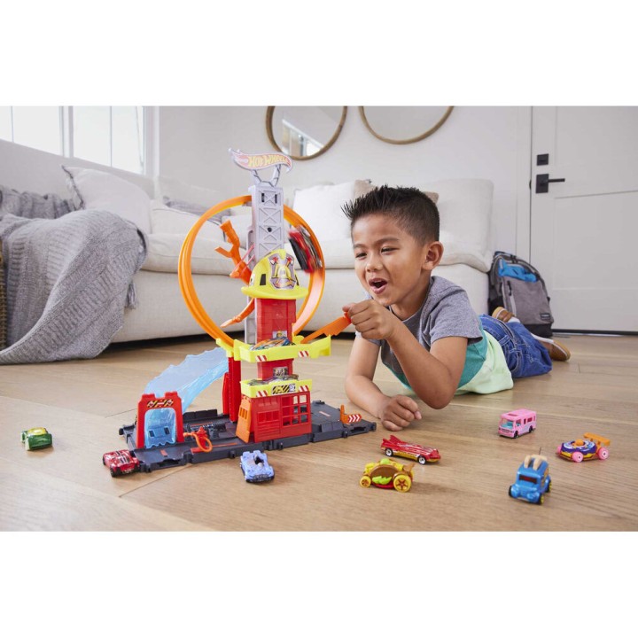 Estacion de Bomeros Hot Wheels City