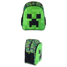 Mochila Face Minecraft 40cm