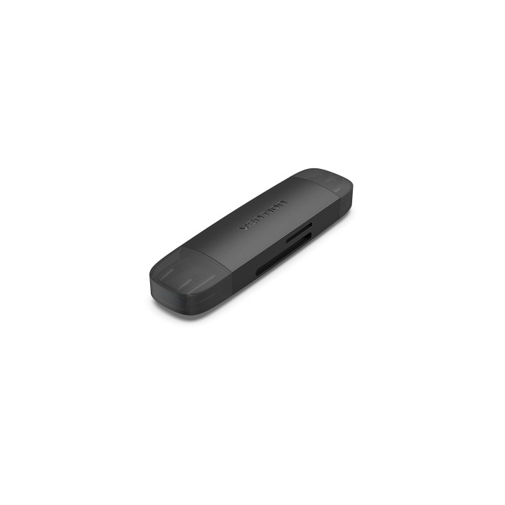 Vention Lector de Tarjetas Externo CLKB0/ USB 3.0 y USB Tipo-C