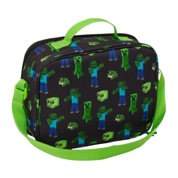Bolsa portameriendas 3D Minecraft termica