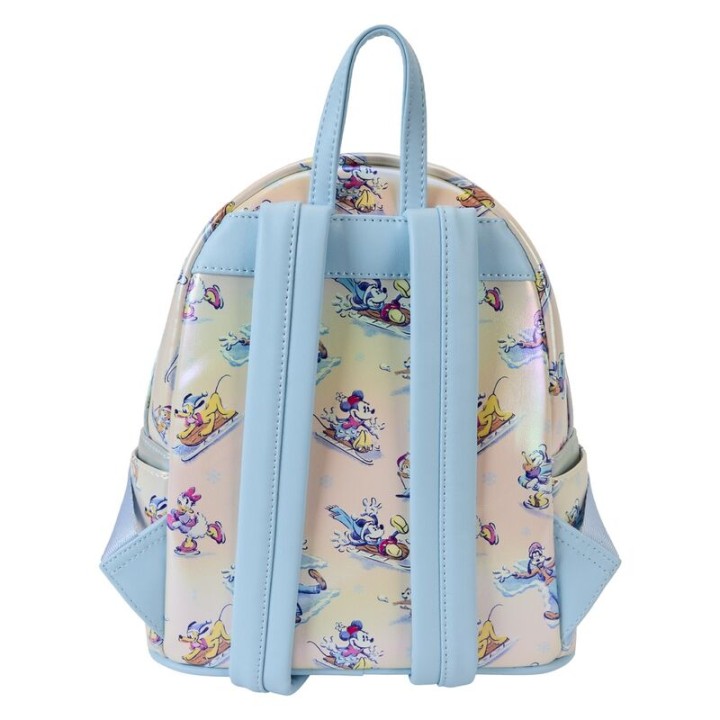 Set Mochila + Diadema orejas Winter Wonderland Mickey and Friends Disney Loungefly 26cm