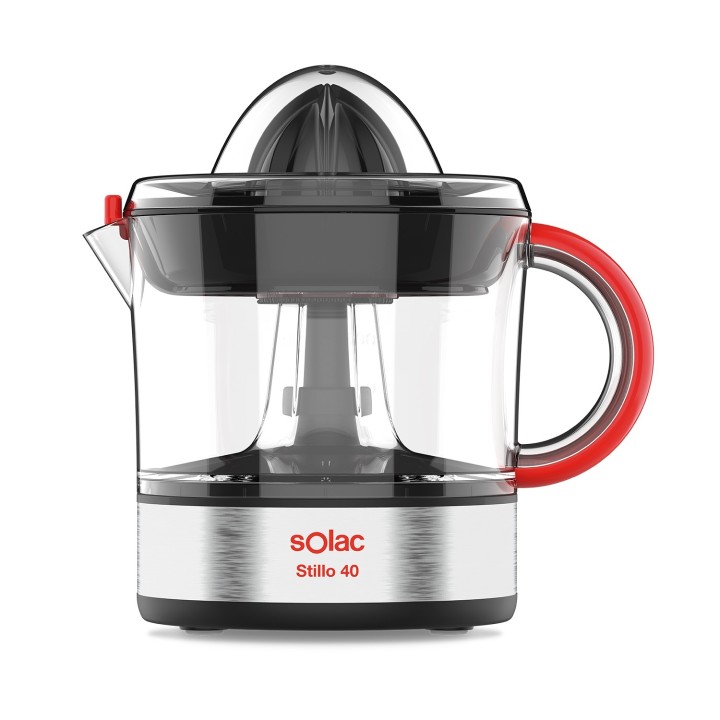 Solac Stillo 40 prensa de cÍ­tricos eléctricos 0,7 L 40 W Negro, Plata