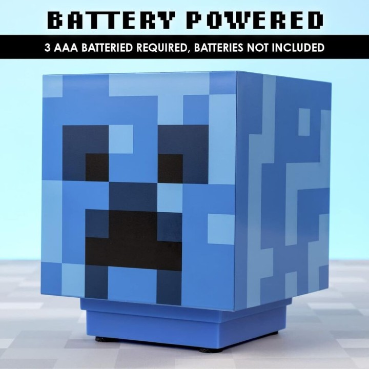 Lampara sonido 3D Charged Creeper Minecraft