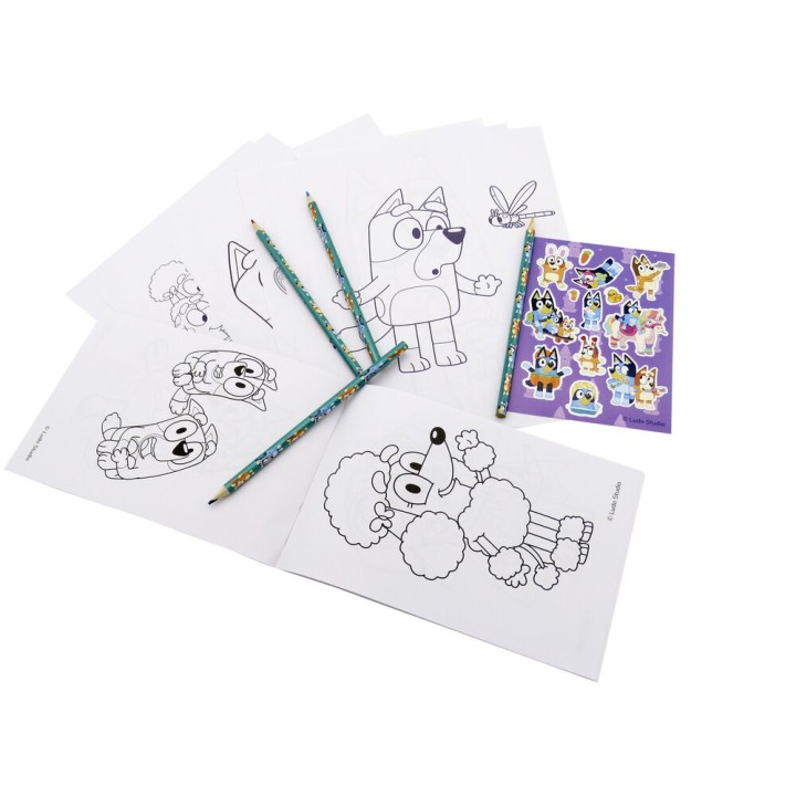 Set coloreable Bluey