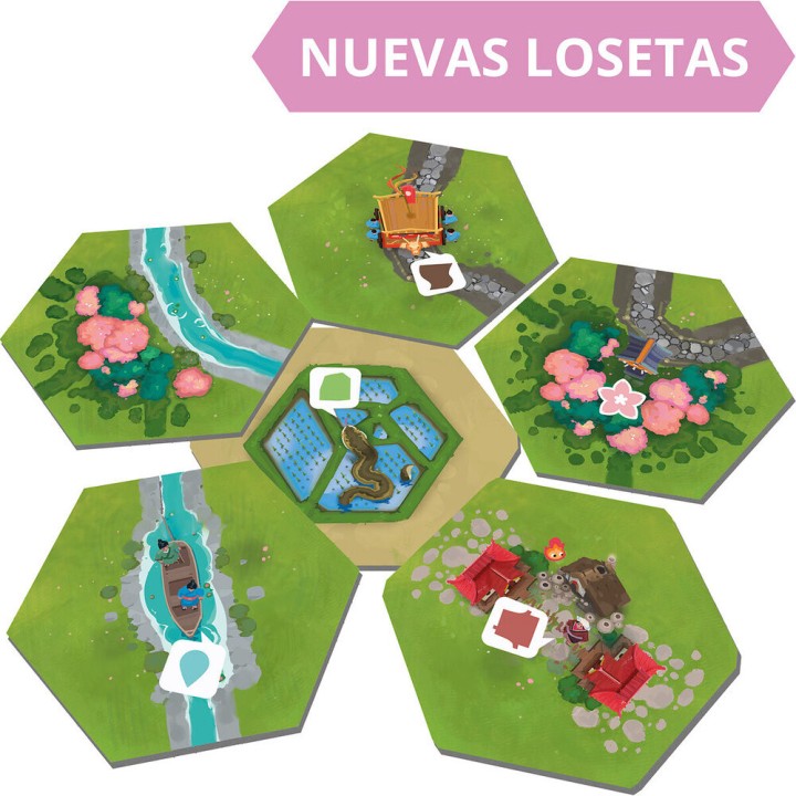 Juego mesa Dorfromantik Sakura español
