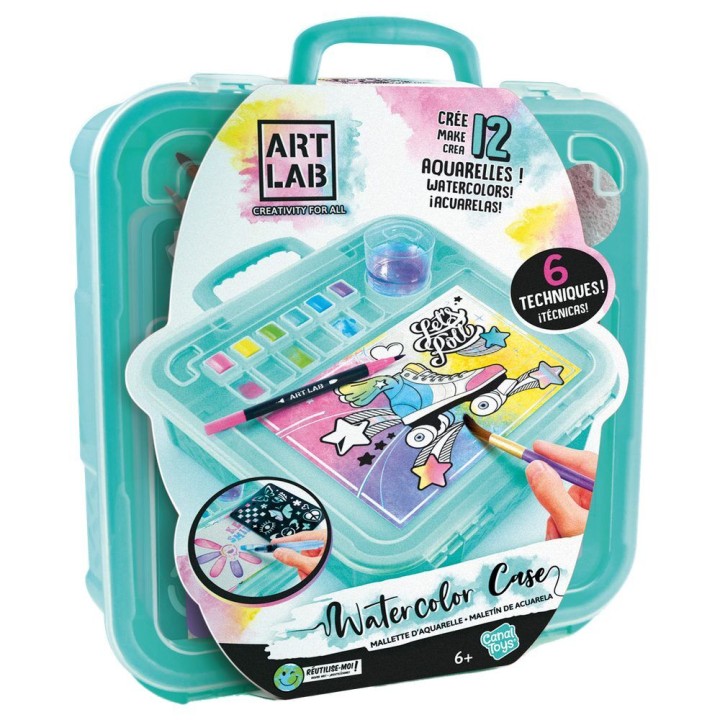 Maletin pintura acuarelas accesorios Art Lab
