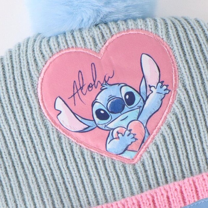 Conjunto gorro guantes bufanda Stitch Disney