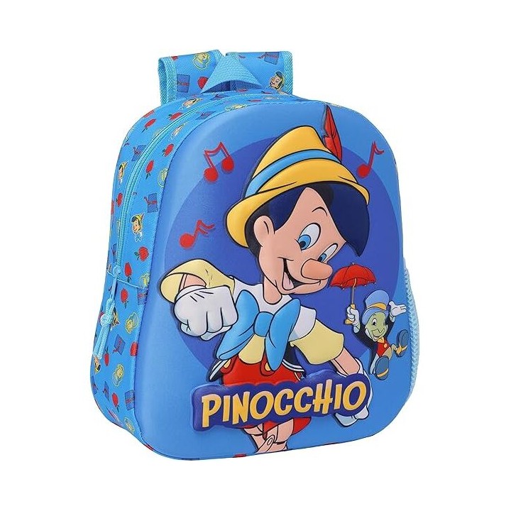 Mochila 3D Pinocho Disney 33cm