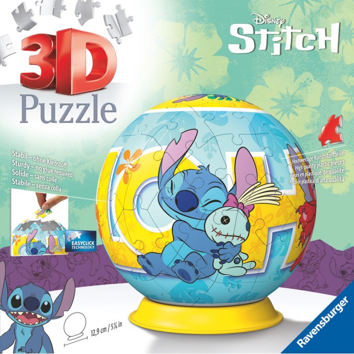 Puzzle 3D Stitch Disney 72pzs