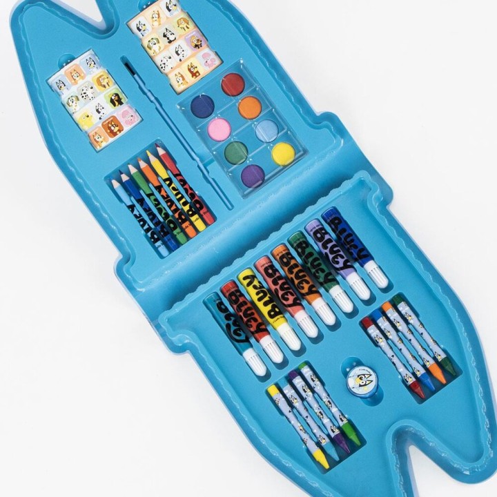 Set papeleria coloreable Bluey