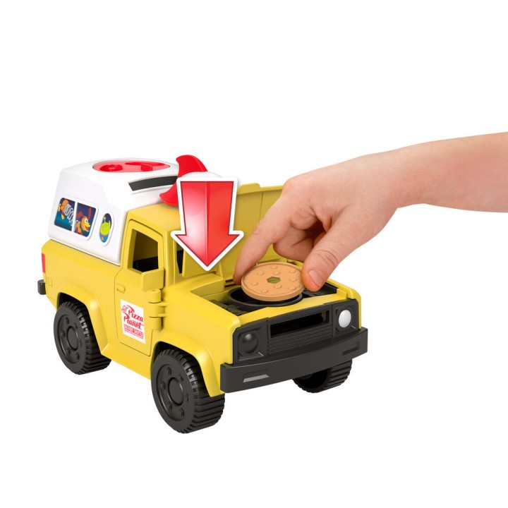 Camion Pizza Planet + figuras Buzz Lightyear y Alien Toy Story Disney Pixar Imaginext