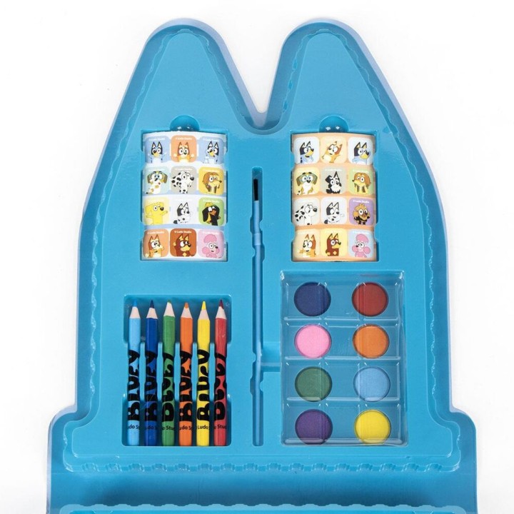 Set papeleria coloreable Bluey