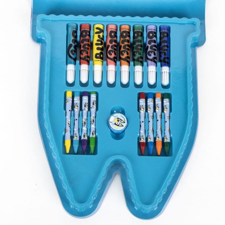 Set papeleria coloreable Bluey
