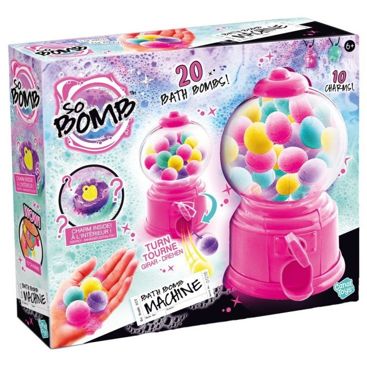 Maquina expendedora bombas baño Slime Sensations