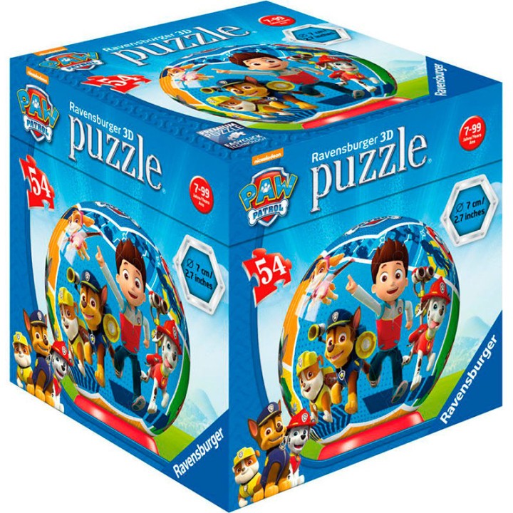Puzzle 3D Patrulla Canina surtido 54pz