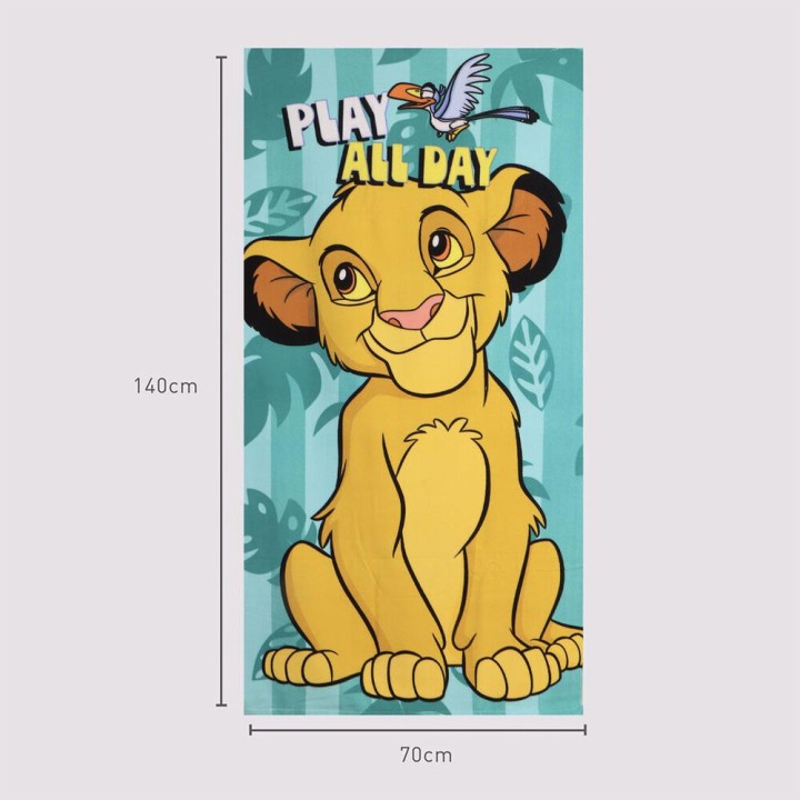 Toalla El Rey Leon Disney microfibra